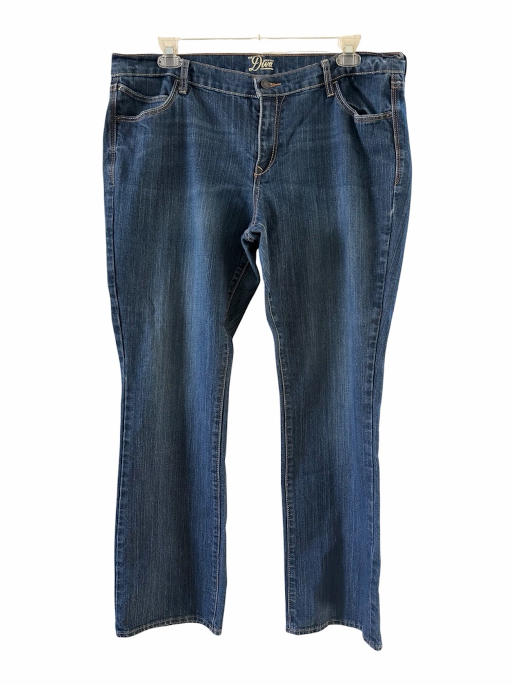 Old Navy The Diva Women's Dark Blue Straight-Leg Jeans size 18